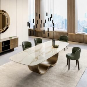 alisei with a ceramic top Dining Table by Eforma 5