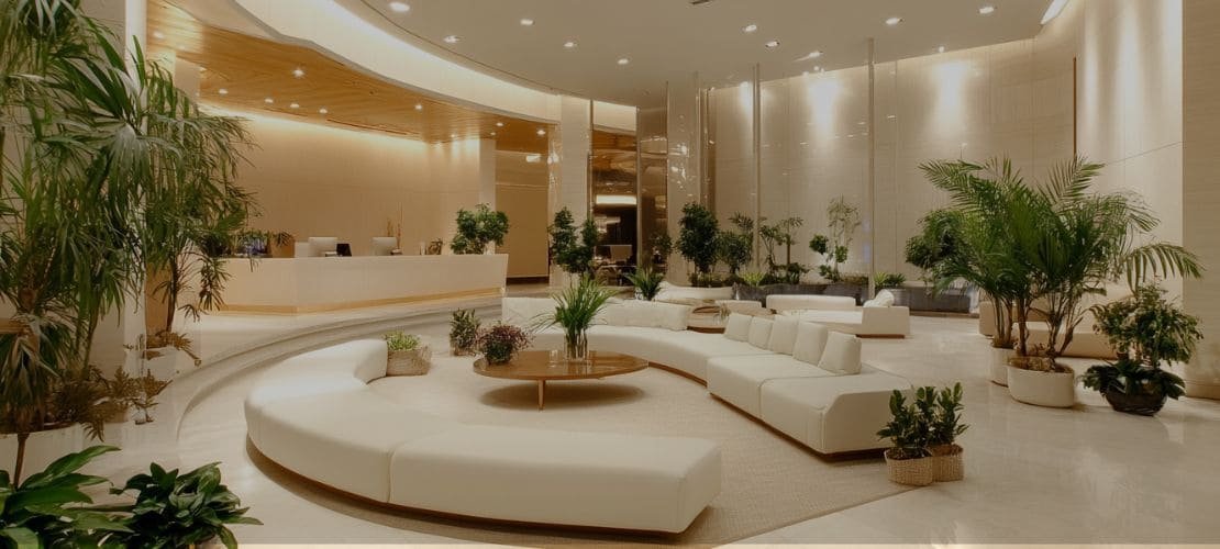 luxury interior design and fit out for modern office