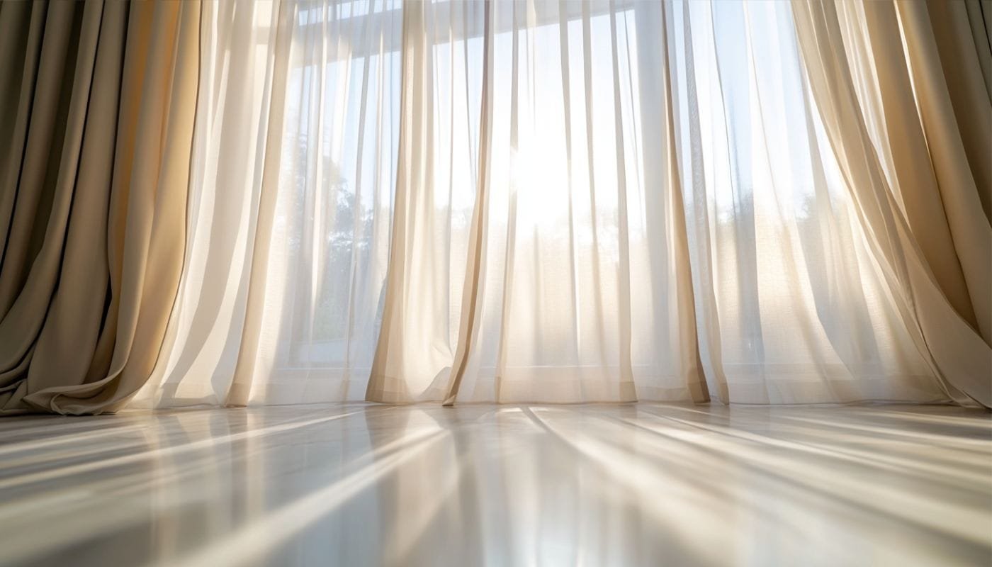 modern curtains blinds length