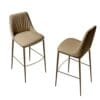 Max Deluxe With Metal Base Bar Stool By Eforma 1
