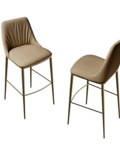 Max Deluxe with Metal Base Bar Stool by Eforma