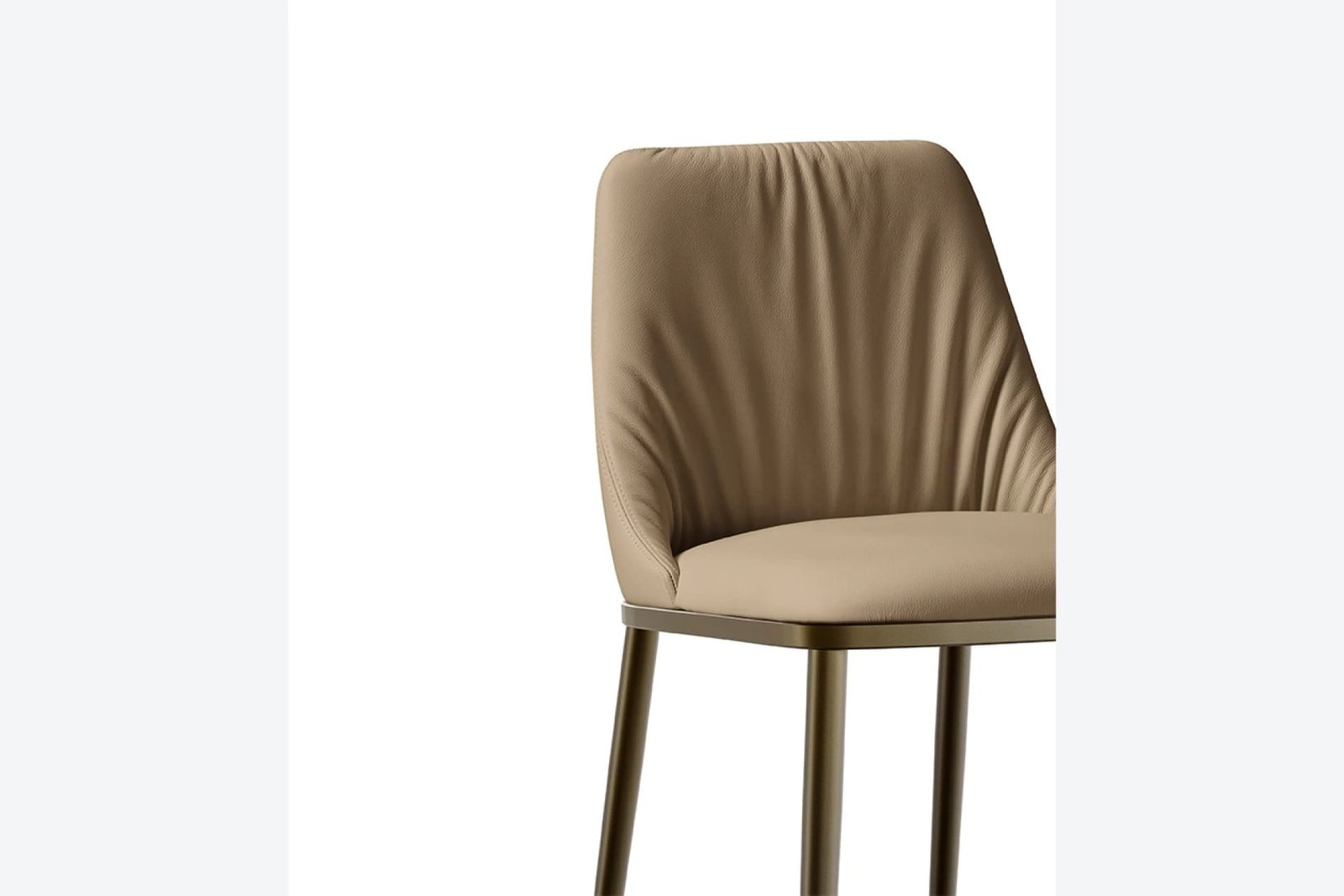 Max Deluxe with Metal Base Bar Stool by Eforma - Image 2