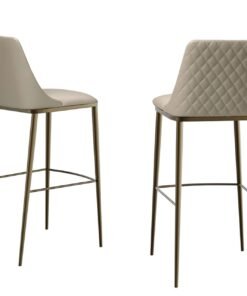 Max Diamond with Metal Base Bar Stool by Eforma