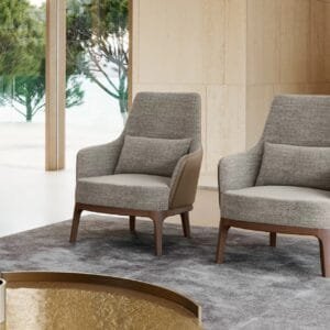 Max With Wooden Base Lounger By Eforma 3