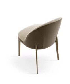 Minni with Metal Legs Dining Chair by Eforma