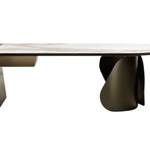 Onda With Ceramic Top Desk By Eforma