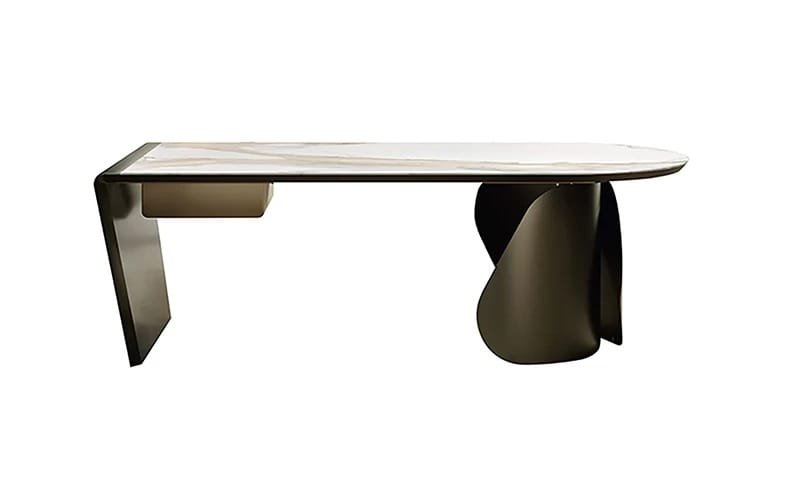 Onda With Ceramic Top Desk By Eforma