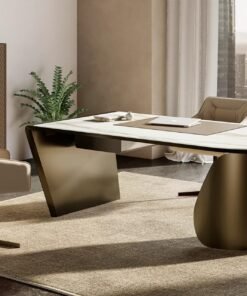Onda With Ceramic Top Desk By Eforma