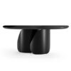 Onda With Glass Top Console Table By Eforma 1