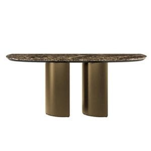 Plai With Marble Top Console Table By Eforma