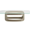 Polifemo Low With Glass Top Coffee Table By Eforma 1