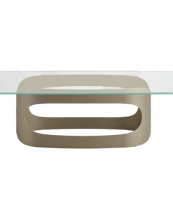 Polifemo Low With Glass Top Coffee Table By Eforma