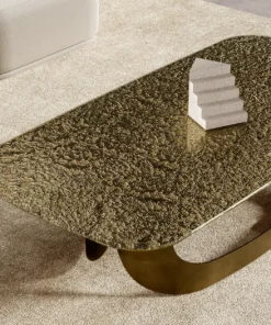 Polifemo Low With Glass Top Coffee Table By Eforma 3