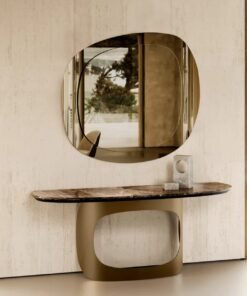 Polifemo With Marble Top Console Table By Eforma