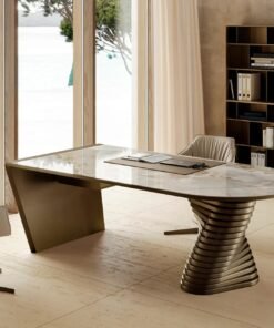 Rotolo With Ceramic Top Desk By Eforma