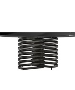 Rotolo With Glass Top Console Table By Eforma