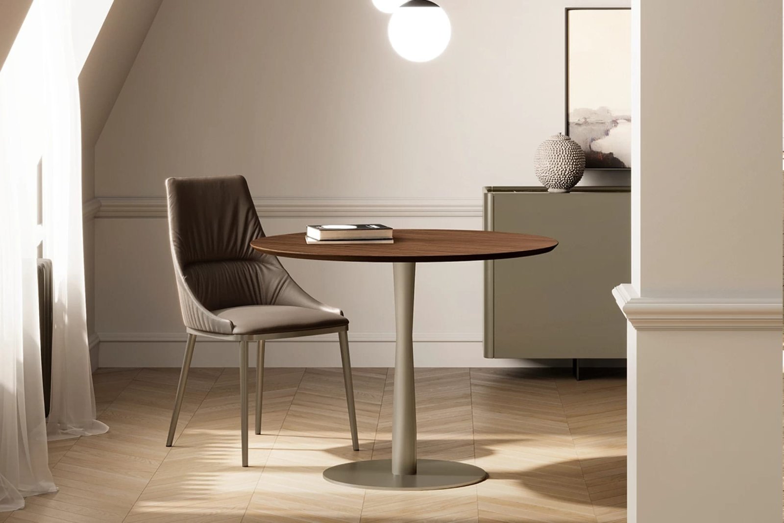 Sofia Elite with Metal Base Dining Chair by Eforma - Image 3