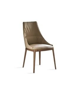Sofia Elite with Wooden Base Dining Chair by Eforma