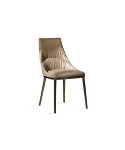 Sofia with Metal Base Dining Chair by Eforma