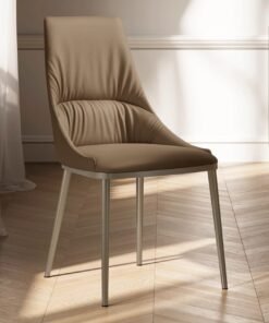 Sofia with Metal Base Dining Chair by Eforma