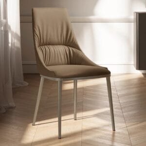 Sofia With Metal Base Dining Chair By Eforma 3