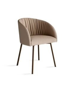 Vulcano with Metal Legs Armchair by Eforma