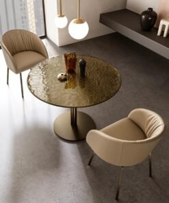 Vulcano with Metal Legs Armchair by Eforma