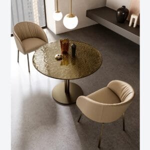 Vulcano With Metal Legs Armchair By Eforma 3