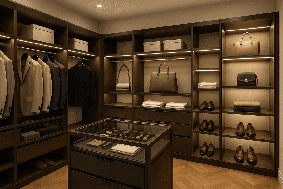 walk in wardrobe