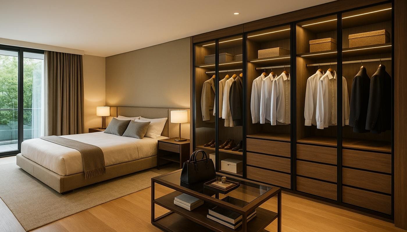 bedroom wardrobe interior design​