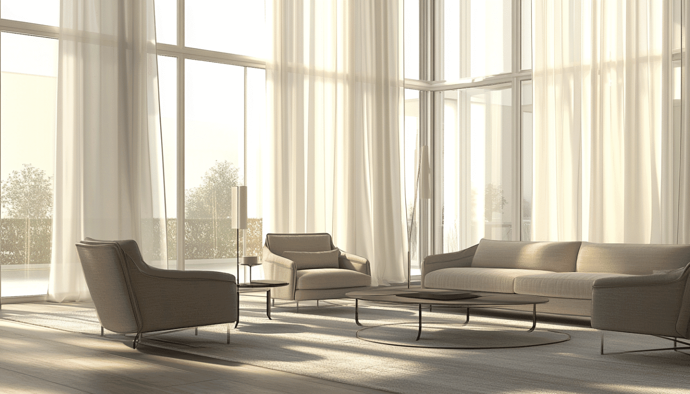 "Collage of curtain styles perfect for living, dining, kitchen, and kids rooms