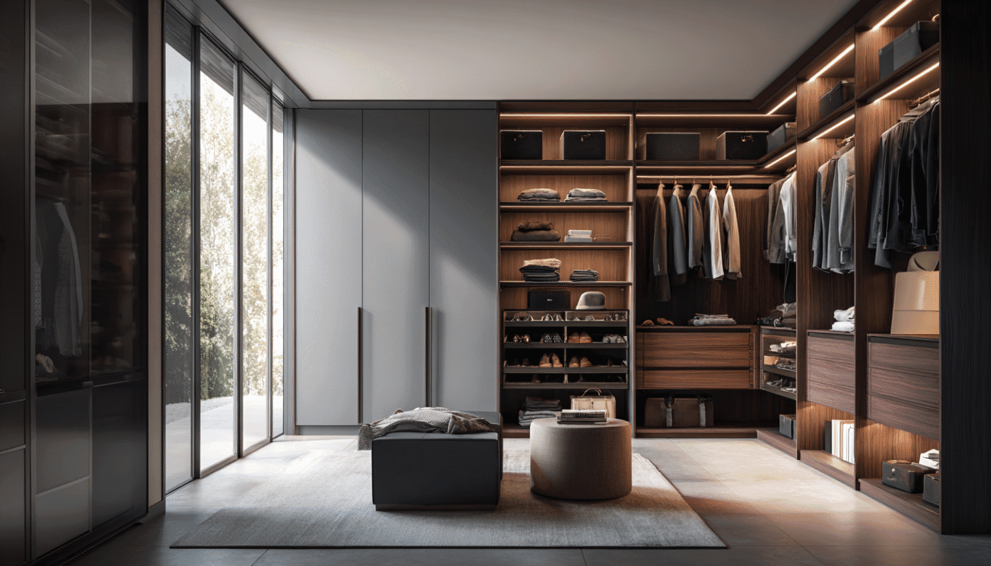 Future-proof fitted wardrobes showcasing cutting-edge craftsmanship.