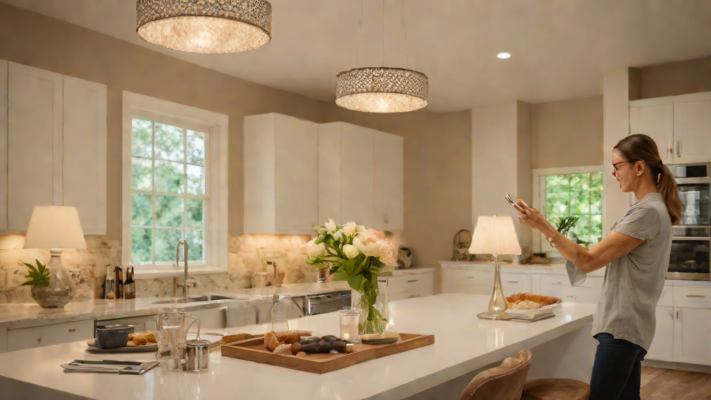 interior designer selecting premium materials