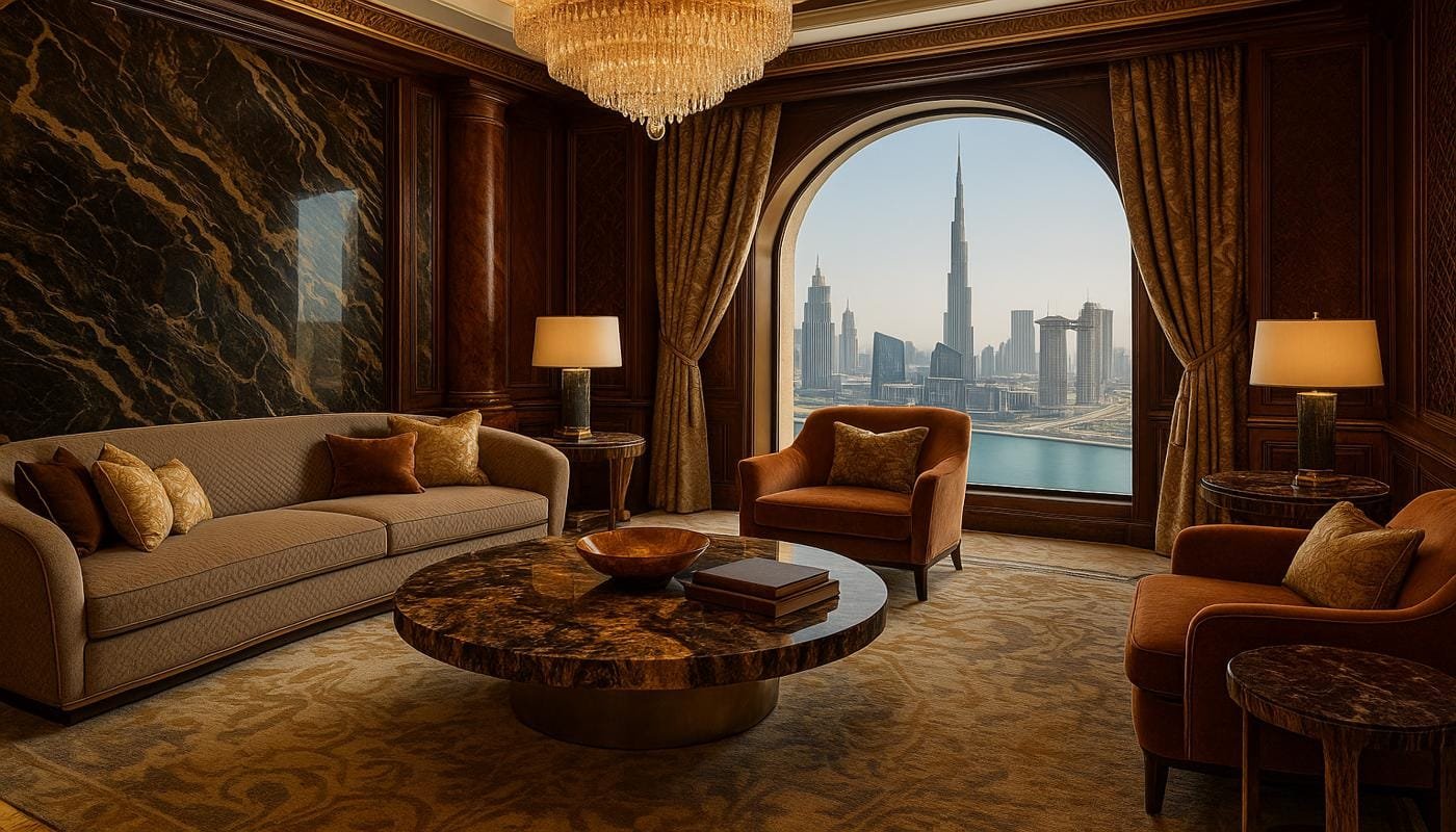 luxury dubai living space
