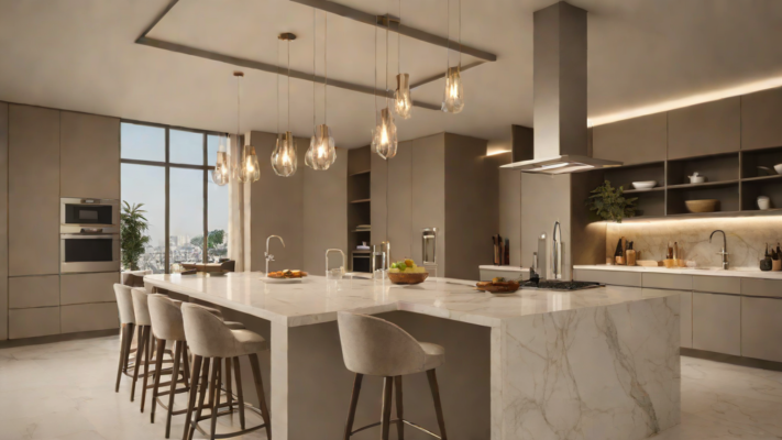 Luxury kitchen design in Lagos for high-end homes