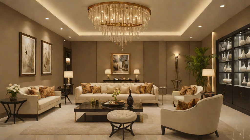 luxury furniture showroom Lagos elegant display