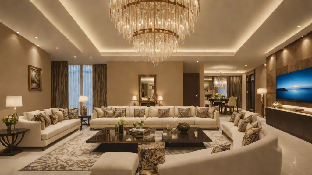 smart home technology luxury Nigerian living room